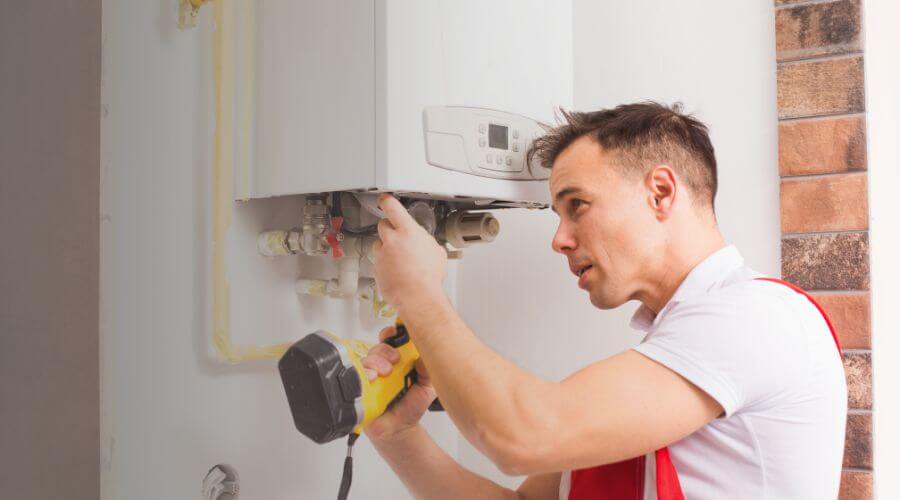 Local tankless water heater installation in Oglala, SD